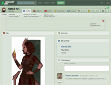 Tablet Screenshot of hated-kei.deviantart.com