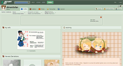 Desktop Screenshot of dimentiofan.deviantart.com
