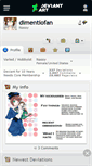 Mobile Screenshot of dimentiofan.deviantart.com
