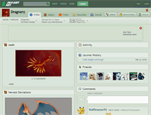 Tablet Screenshot of dragnerz.deviantart.com
