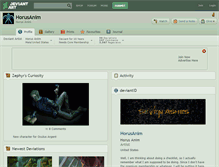 Tablet Screenshot of horusanim.deviantart.com
