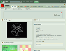 Tablet Screenshot of nagash.deviantart.com