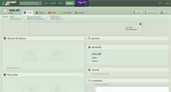Desktop Screenshot of miss-alli.deviantart.com