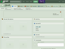 Tablet Screenshot of miss-alli.deviantart.com