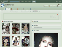 Tablet Screenshot of goodgirl-arcee.deviantart.com