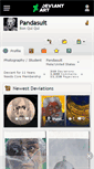 Mobile Screenshot of pandasuit.deviantart.com