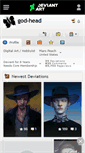 Mobile Screenshot of god-head.deviantart.com