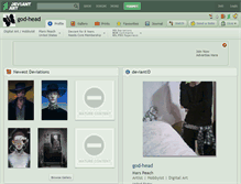 Tablet Screenshot of god-head.deviantart.com