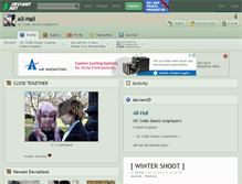 Tablet Screenshot of all-hail.deviantart.com