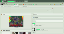 Desktop Screenshot of link-inc.deviantart.com