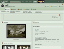 Tablet Screenshot of lopix.deviantart.com