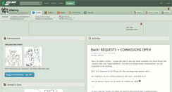 Desktop Screenshot of chevvy.deviantart.com