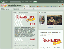 Tablet Screenshot of humanizations-club.deviantart.com