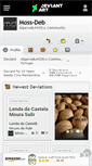 Mobile Screenshot of moss-deb.deviantart.com