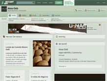 Tablet Screenshot of moss-deb.deviantart.com