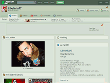 Tablet Screenshot of libelinha77.deviantart.com