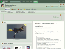 Tablet Screenshot of cartooneyjooney.deviantart.com