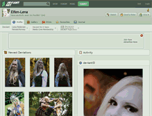 Tablet Screenshot of elfen-lena.deviantart.com