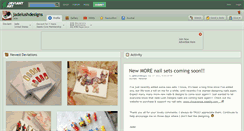 Desktop Screenshot of jadelushdesigns.deviantart.com