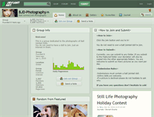 Tablet Screenshot of bjd-photography.deviantart.com