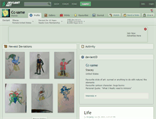 Tablet Screenshot of cc-same.deviantart.com