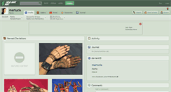 Desktop Screenshot of martucia.deviantart.com
