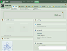 Tablet Screenshot of erdanius.deviantart.com