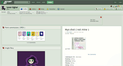 Desktop Screenshot of luner-tigher.deviantart.com