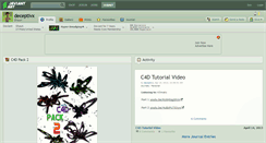 Desktop Screenshot of deceptivx.deviantart.com