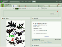 Tablet Screenshot of deceptivx.deviantart.com