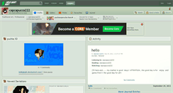 Desktop Screenshot of capcapucca222.deviantart.com