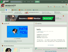 Tablet Screenshot of capcapucca222.deviantart.com