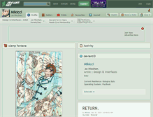 Tablet Screenshot of mikicci.deviantart.com