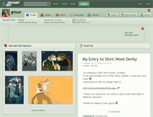 Tablet Screenshot of grisser.deviantart.com