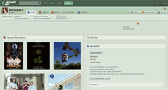 Desktop Screenshot of darkslade1.deviantart.com
