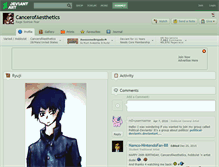 Tablet Screenshot of cancerofaesthetics.deviantart.com