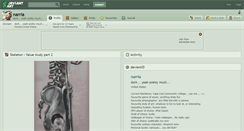 Desktop Screenshot of narria.deviantart.com