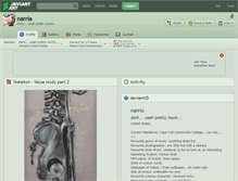 Tablet Screenshot of narria.deviantart.com