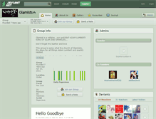 Tablet Screenshot of glamists.deviantart.com