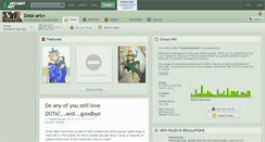 Desktop Screenshot of dota-art.deviantart.com
