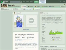 Tablet Screenshot of dota-art.deviantart.com