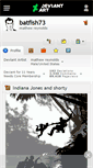 Mobile Screenshot of batfish73.deviantart.com