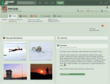 Tablet Screenshot of mercyop.deviantart.com