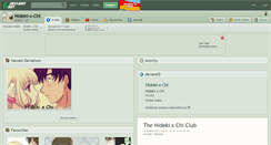 Desktop Screenshot of hideki-x-chi.deviantart.com