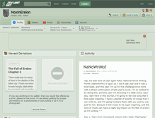 Tablet Screenshot of noxineralon.deviantart.com