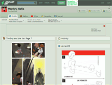 Tablet Screenshot of monkey-mafia.deviantart.com