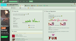 Desktop Screenshot of oc-want-just-fun.deviantart.com