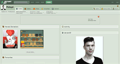 Desktop Screenshot of pictoyd.deviantart.com