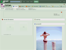 Tablet Screenshot of charbage.deviantart.com