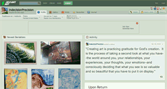 Desktop Screenshot of indecisionprecision.deviantart.com
